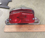 EMGO 62-21510 Lucas Taillight w/ Mounting Bracket Gasket Triumph Style Chrome