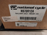 19-888 Taillight Axle Mount Chrome License Plate Chrome 12 Volt MFG# N970R12