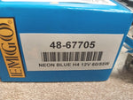 48-67005 EMGO Neon Blue H4 23v 60/55W Headlight Single Motorcycle NOS Light Bulb