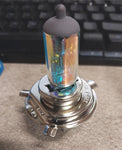 48-67005 EMGO Neon Blue H4 23v 60/55W Headlight Single Motorcycle NOS Light Bulb