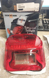 Custom Chrome 27377 Red Laydown Style Taillight LED 1999^ Models Harley