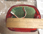 Custom Chrome 27377 Red Laydown Style Taillight LED 1999^ Models Harley