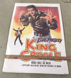 King Creole Elvis Presley 20x28 1958 Movie Poster Rene Chateau Michael Curtiz