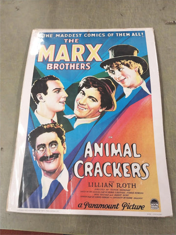 Animal Crackers Vintage Marx Brothers 20x28 Movie Poster 1930 Lillian Roth