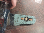 VTG Hubley Kiddie Toy WW2 Fighter Bomber Airplane Die Cast Working Landing