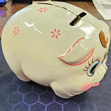 VTG Tin Lithograph 5" Piggy Bank Miknui Wind Up Made in Japan