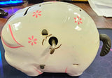 VTG Tin Lithograph 5" Piggy Bank Miknui Wind Up Made in Japan