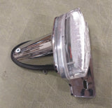 Cafe Racer LED Taillight License Plate Bracket Bobber Chopper Chrome Clear Lens