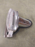 Cafe Racer LED Taillight License Plate Bracket Bobber Chopper Chrome Clear Lens