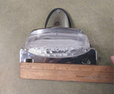 Cafe Racer LED Taillight License Plate Bracket Bobber Chopper Chrome Clear Lens