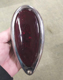 Taillight Glass Lens Motorcycle Hot Street Rod Chopper Teardrop