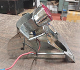 License Plate Bracket Mount Taillight Cate Eye Wide Glide Softail Bobtail Chrome