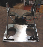 License Plate Bracket Mount Taillight Cate Eye Wide Glide Softail Bobtail Chrome