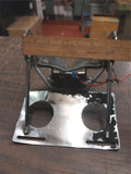 License Plate Bracket Mount Taillight Cate Eye Wide Glide Softail Bobtail Chrome