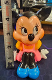 VTG Vinyl Bank Minnie Mouse Pink Dress Walt Disney NICE!
