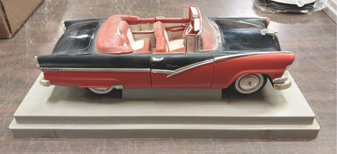 7457-510B Sunliner Fairlane Convertible 1956 Ford Red Black W/ Stand American