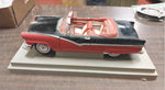 7457-510B Sunliner Fairlane Convertible 1956 Ford Red Black W/ Stand American