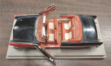 7457-510B Sunliner Fairlane Convertible 1956 Ford Red Black W/ Stand American