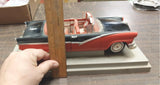 7457-510B Sunliner Fairlane Convertible 1956 Ford Red Black W/ Stand American