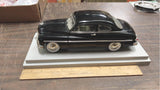 1949 Black Danbury Mercury Club Coupe 7122 PT10 American Muscle w/Stand