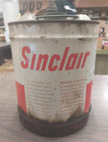 Vintage Sinclair Opaline Motor Oil 5 Gallon Can 20&20W Reg US PAT OFF