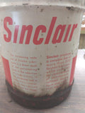 Vintage Sinclair Opaline Motor Oil 5 Gallon Can 20&20W Reg US PAT OFF