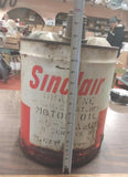 Vintage Sinclair Opaline Motor Oil 5 Gallon Can 20&20W Reg US PAT OFF