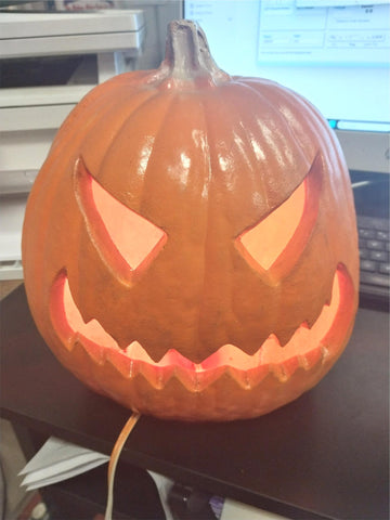 Vtg 1993 Trendmaster Inc. 115-125 Volts Working Indoor Pumpkin Jack o Lantern
