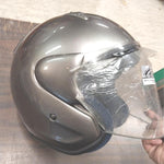Arai Racing Helmet Large Titanium Gray Motorcycle Face Shield 7 1/4-7 3/8