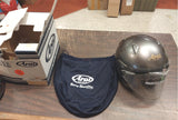 Arai Racing Helmet Large Titanium Gray Motorcycle Face Shield 7 1/4-7 3/8