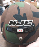 HJC XS Camo Cover Helmet Snell 95 Dot Open Face Fiberglass Vented Motorcycle New