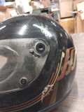 VTG Vetter By Bell Helmet Motorcycle FF 1970's Grafix Small Full Face Chopper CB