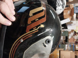 VTG Vetter By Bell Helmet Motorcycle FF 1970's Grafix Small Full Face Chopper CB