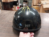 AGV The Real One 1947 Thunder Helmet Made In Italy Flames Red Orange Yellow Used