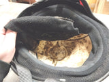 VTG Bieffe Half Motorcycle Helmet Black w/ Flames GR1000 Small DOT Vented