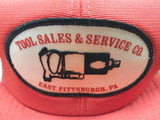 Vtg Clothing Tools Sales & Service CO East Pittsburgh Red & White Mesh Hat