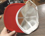 Vtg Clothing Tools Sales & Service CO East Pittsburgh Red & White Mesh Hat
