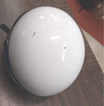 Vetter Rogue Bell Dot Blue White Vintage Motorcycle Helmet Visor Full Face Vent
