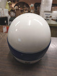 Vetter Rogue Bell Dot Blue White Vintage Motorcycle Helmet Visor Full Face Vent