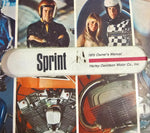 NOS Harley Davidson Motorcycle 1970 Sprint SS Riders Handbook Owners Manual
