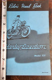VTG 1950s Harley Davidson K Model KH Riders Handbook Owners Manual 99464-55 OEM!