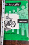 VTG 1964 Harley Davidson Ironhead Sportster XL Rider Handbook Owners Manual
