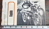 VTG 1969 Harley Davidson Rapido Rider Handbook Owners Manual