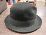 Adan Kelly VTG Wool Hat Black Fifth Avenue New York Fedora w/ Box