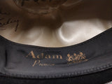 Adan Kelly VTG Wool Hat Black Fifth Avenue New York Fedora w/ Box