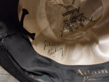Adan Kelly VTG Wool Hat Black Fifth Avenue New York Fedora w/ Box