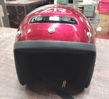Vtg Z1R Red Gloss Large 3/4 Motorcycle Helmet Dot ZRP-3 Vented Drifter Sport