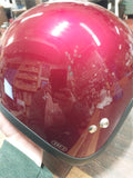 Vtg Z1R Red Gloss Large 3/4 Motorcycle Helmet Dot ZRP-3 Vented Drifter Sport