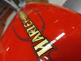 NOS Gas Tank Factory Harley custom Paint Red Decals CVO Softail Carb Heritage Fa