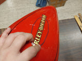 NOS Gas Tank Factory Harley custom Paint Red Decals CVO Softail Carb Heritage Fa